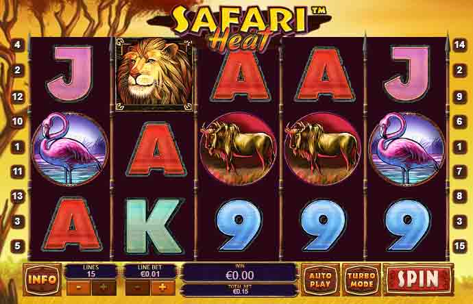 игровой автомат safari heat