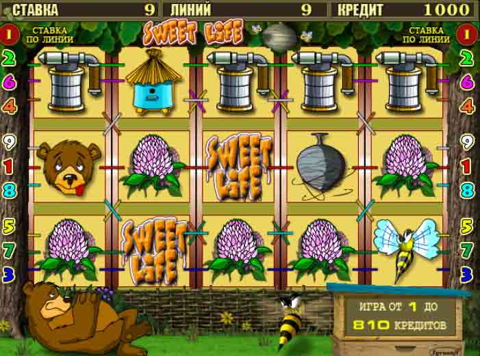 игровой автомат sweet life